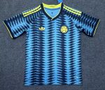 2026 Colombia Light Blue with Dark Blue Pattern World Cup soccer jersey customize any name any number