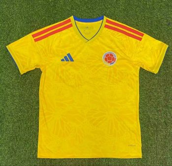 2026 Colombia Yellow World Cup soccer jersey customize any name any number
