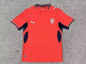2026 Czech Republic Red World Cup soccer jersey customize any name any numbe