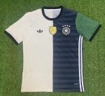 2026 Germany White & Navy Blue Split World Cup soccer jersey customize any name any number