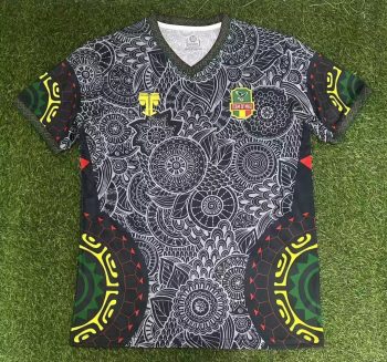 2026 Mali Black with Intricate Pattern World Cup soccer jersey customize any name any number