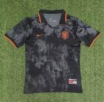 2026 Netherlands Black with Gray Pattern World Cup soccer jersey customize any name any number