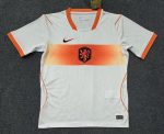 2026 Netherlands White with Orange Stripe World Cup soccer jersey customize any name any number