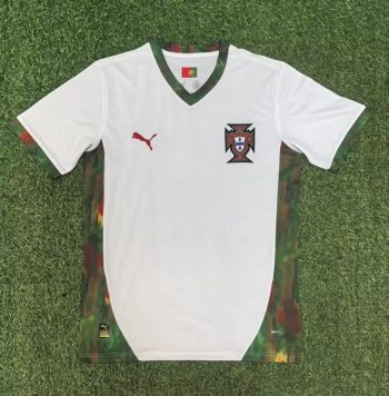 2026 Portugal White with Camouflage Trim World Cup soccer jersey customize any name any number