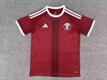 2026 Qatar Maroon World Cup soccer jersey customize any name any number