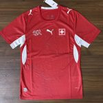 2026 Switzerland Red World Cup soccer jersey customize any name any number
