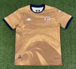 2026 Tunisia Gold with Wave Pattern World Cup soccer jersey customize any name any number