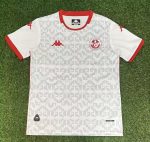 2026 Tunisia White with Red Trim World Cup soccer jersey customize any name any number