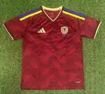 2026 Venezuela Maroon with Triangle Pattern World Cup soccer jersey customize any name any number