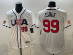 2026 World Cup Baseball USA #99 Judge White stitched jersey