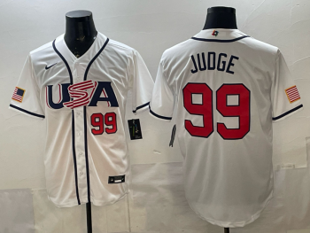 2026 World Cup Baseball USA #99 Judge White stitched jersey