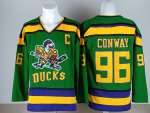 Anaheim Ducks #96 Conway Green stitched hockey jersey
