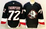 Buffalo Sabres #72 Thompson Black stitched hockey jersey
