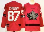 Canada #87 Crosby Red stitched hockey jersey