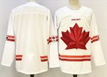 Canada blank White stitched hockey jersey