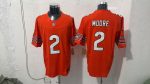 Chicago Bears #2 D.J. Moore Orange Stitched Jersey