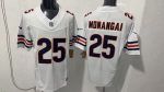 Chicago Bears #25 Roschon Monangai White Stitched Jersey