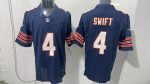 Chicago Bears #4 D’Andre Swift Navy Stitched Jersey