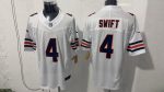 Chicago Bears #4 D’Andre Swift white Stitched Jersey