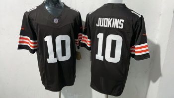 Cleveland Browns #10 Judkins Brown Stitched Jersey