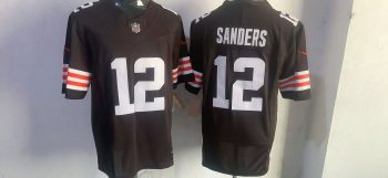 Cleveland Browns #12 Sanders Brown Stitched Jersey