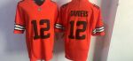 Cleveland Browns #12 Sanders Orange Stitched Jersey (2)