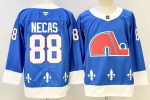 Colorado Avalanche #88 Necas Blue stitched hockey jersey