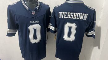 Dallas Cowboys 0 DeMarvion Overshown Navy Blue Stitched Jersey