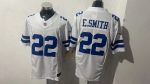 Dallas Cowboys 22 Emmitt Smith White Stitched Jerse