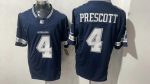 Dallas Cowboys 4 Dak Prescott Navy Blue Stitched Jersey