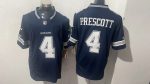 Dallas Cowboys 4 Dak Prescott Navy Blue Stitched Jersey (2)
