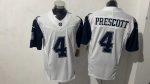 Dallas Cowboys 4 Dak Prescott Navy Blue & White Stitched Jersey (2)