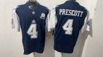 Dallas Cowboys 4 Dak Prescott Navy Blue & White Stitched Jersey (3)
