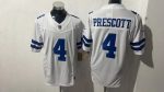 Dallas Cowboys 4 Dak Prescott White Stitched Jersey