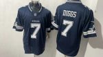 Dallas Cowboys 7 Trevon Diggs Navy Blue Stitched Jersey