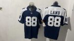 Dallas Cowboys 88 CeeDee Lamb Navy Blue & White Stitched Jersey (2)