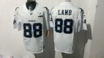 Dallas Cowboys 88 CeeDee Lamb White & Navy Blue Stitched Jersey (2)