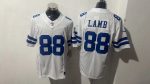 Dallas Cowboys 88 CeeDee Lamb White Stitched Jersey