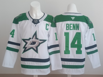 Dallas Stars #14 Benn White stitched hockey jersey
