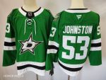 Dallas Stars #53 Johnston Green stitched hockey jersey