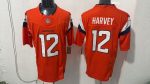 Denver Broncos 12 Devaughn Vele Orange Stitched Jersey