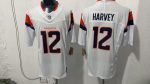 Denver Broncos 12 Devaughn Vele White Stitched Jersey