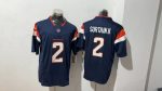 Denver Broncos 2 Patrick Surtain II Navy Blue Stitched Jersey
