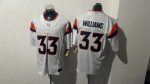 Denver Broncos 33 Javonte Williams White Stitched Jersey