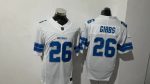Detroit Lions #26 Gibbs White Stitched Jersey