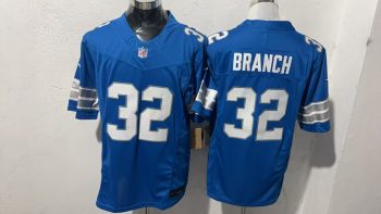 Detroit Lions #32 Branch Blue Stitched Jersey