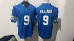 Detroit Lions #9 Williams Blue Stitched Jersey