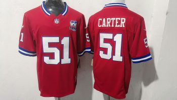 Giants Carter #51 Red Jersey
