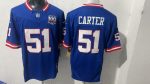 Giants Carter #51 blue Jersey (2)