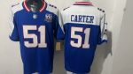 Giants Carter #51 blue white Jersey (2)